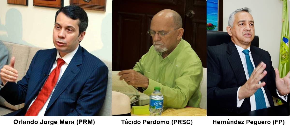 Jorge Mera, Tácido Perdomo y Hernández Peguero