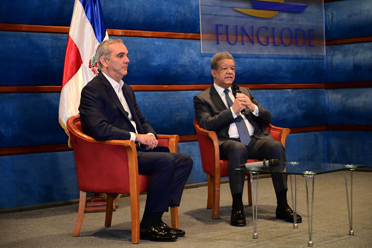 Luis Abinader y Leonel Fernández
