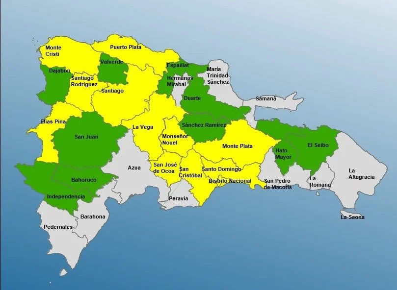 Imagen relacionada con: Peligro de inundaciones y crecidas: El COE pone en alerta máxima a 11 provincias y el Distrito Nacional