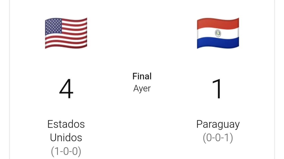 Imagen relacionada con: Estados Unidos debuta con autoridad y aplasta a Paraguay 4-1 en el Mundial 2026