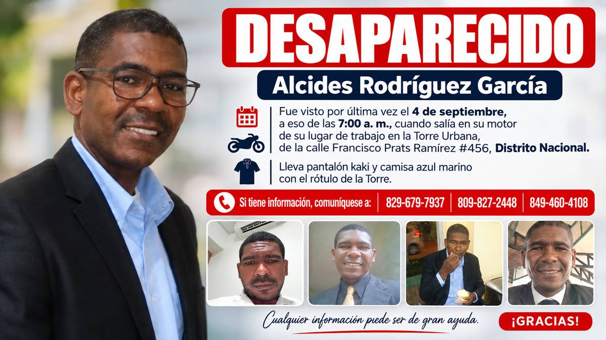 Imagen relacionada con: Buscan a Alcides Rodríguez García, desaparecido desde el 4 de septiembre